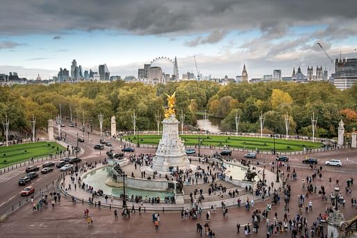 St. James's Park is the project site in the Queen Elizabeth II National Memorial Masterplan Design Competition. Image: Malcolm Reading Consultants