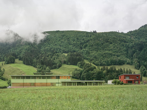 GOLD AWARD Education Buildings winner: Roman Sigrist Architektur's Trachslau schoolhouse. Photo: Gauch & Schwartz.