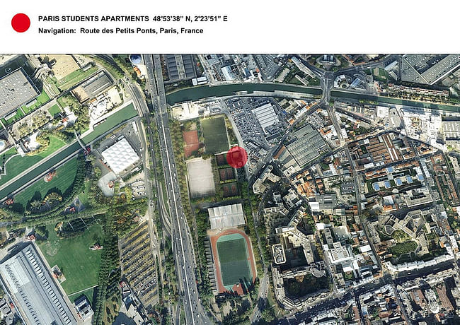 Aerial view of the site (Image: OFIS Arhitekti)