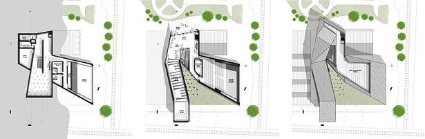 Basement; Ground Floor Plan; Roof Plan