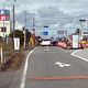 The stop line at Tomioka Town