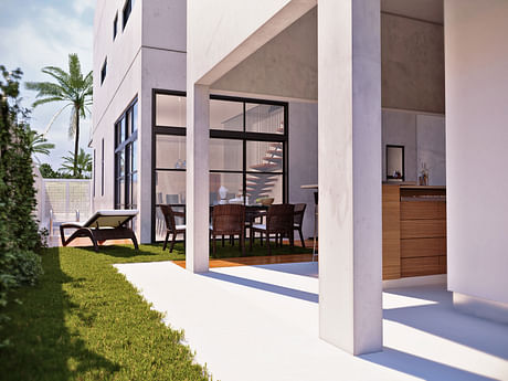 Architectural rendering / Private Residence in Singapore 3d visualization 