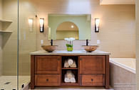 Yoko Oda Interior Design - Zen Bathroom - Walnut Creek, CA