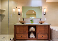 Yoko Oda Interior Design - Zen Bathroom - Walnut Creek, CA