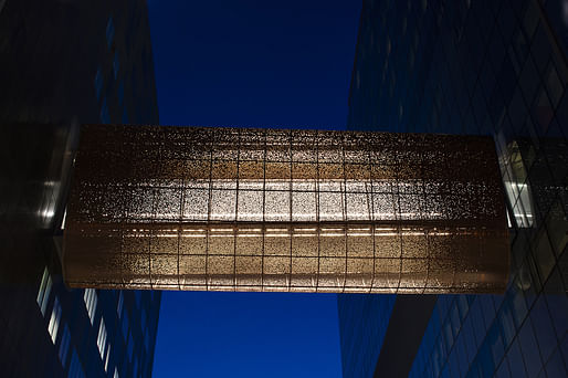 Passerelle at night. Photo credit: Adrien Williams.