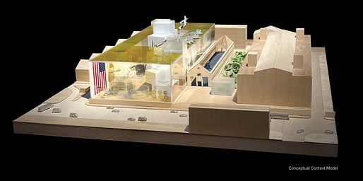 Project by Gehry Partners. Image courtesy Naval History and Heritage Command (NHHC)