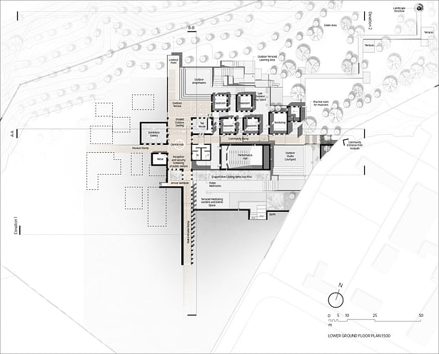 KSR Bamiyan Cultural Centre - 2nd Floor Plan