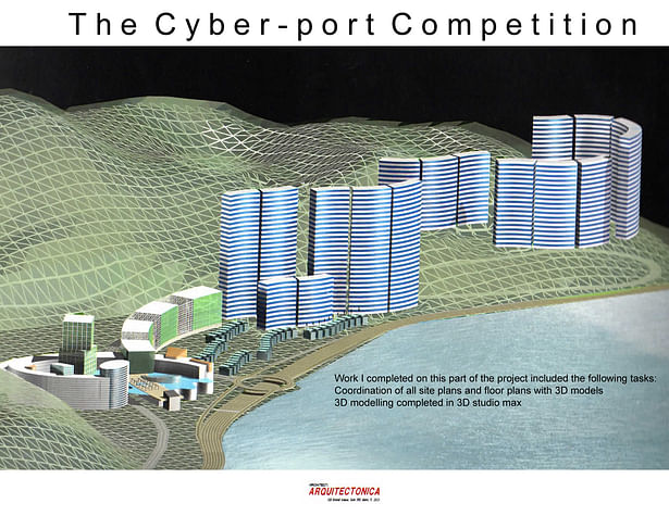 Cyberport, Hong Kong-building elevations-competition submission