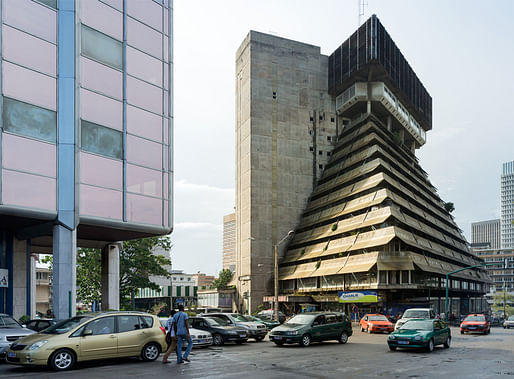 La Pyramide (1973) in Abidjan, Côte d'Ivoire, by Rinaldo Olivieri. Image: Iwan Baan.