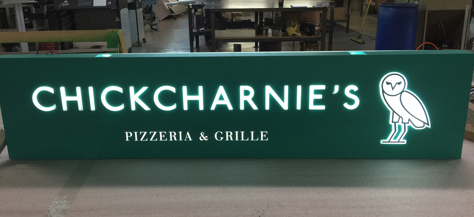 Led Illuminated Lightbox Sign