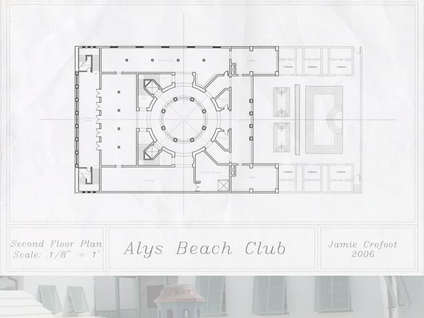 2nd Floor Plan of the Beach Club