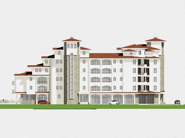 Complex of Holiday Apartments 'Chateau Valon' - Elevation