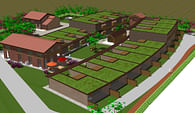 Ecological village for the elderly, Treviso, Italy.