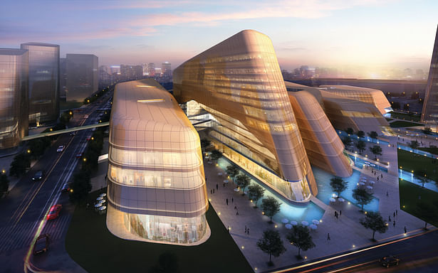 Mixed-use Development in Xihongmen, Da Xing District, China, designed by Andrew Bromberg of Aedas