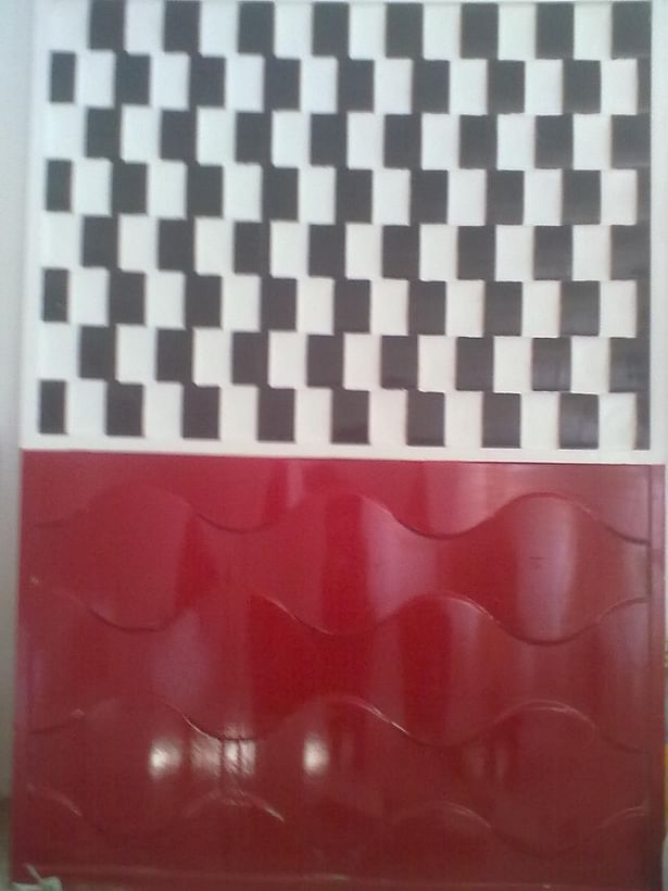 3D wall panel in MDF