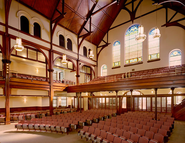 Expanded and restored main auditorium