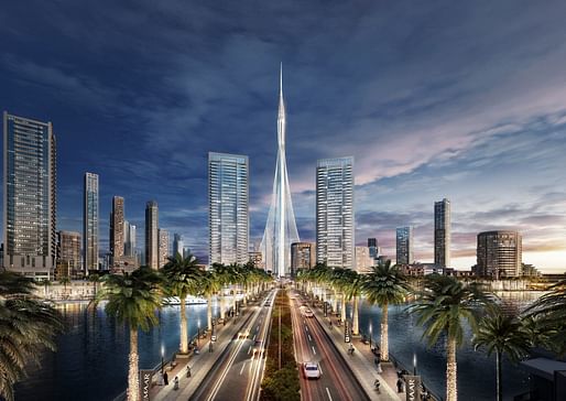 Advanced wind tunnel tests on the Calatrava-designed Tower at Dubai Creek Harbour have reportedly concluded. (Credit: Emaar Properties)
