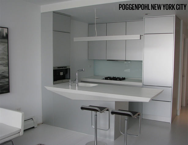 Poggenpohl NYC Kitchen Island Top Design