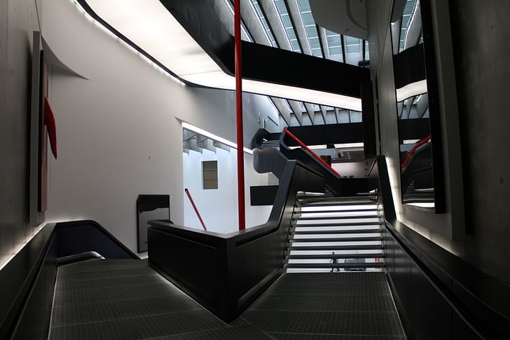 Hadid described the MAXXI art museum in Rome as a network of paths like 'streams or rivers.' Credit: Wikipedia