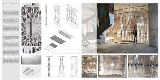 3rd prize: “Towards a Lively Architecture”​​. Author: David Heaton (architectural designer) | USA