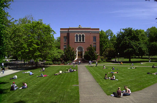 View of the University of Oregon campus. Image courtesy of Flickr user Erik Bishoff. 