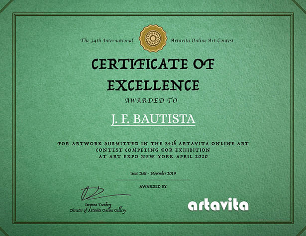 Certificate of Excellence