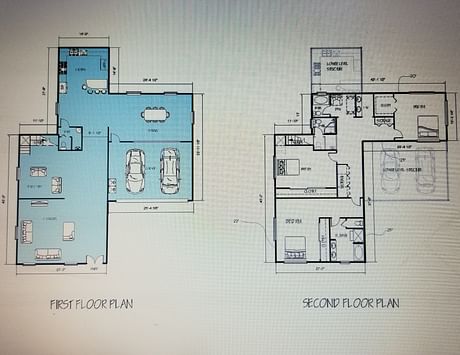 A Two Story Residental project Furniture Layout Plan