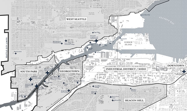 Duwamish Crossings: Neighborhood Site Map (Wittman Estes)