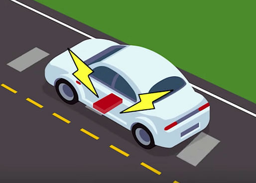 Screenshot from 'Wireless charging of electric cars'