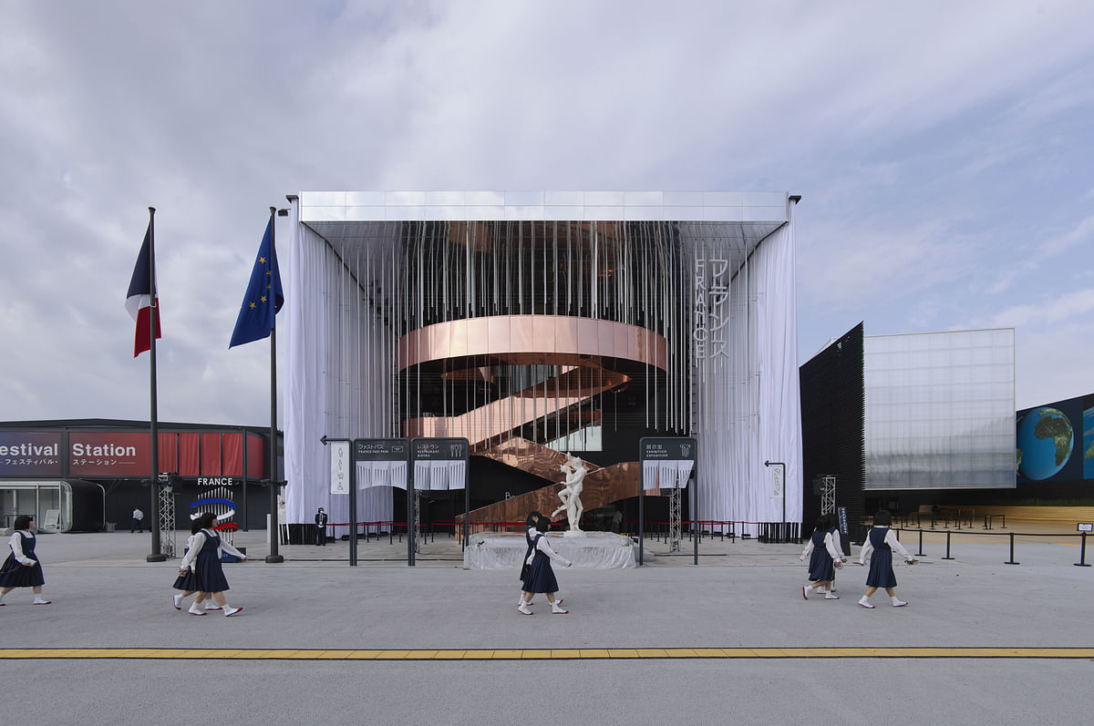 Coldefy/Carlo Ratti Associati's theatrical French Pavilion wows at Expo 2025
