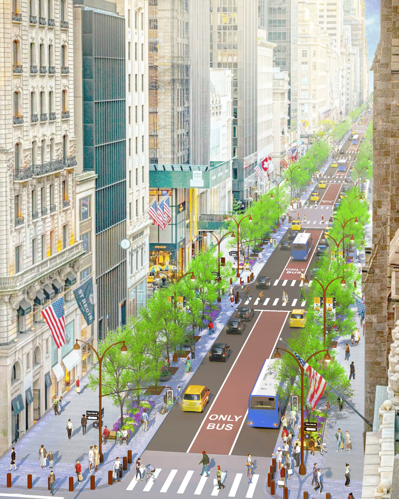 New York City previews initial pedestrianminded ‘Future of Fifth