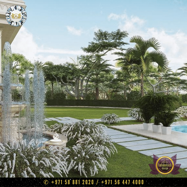 House Landscape design UAE