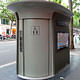 A Parisian 'Sanisette' or self-cleaning toilet. Credit: Wikipedia