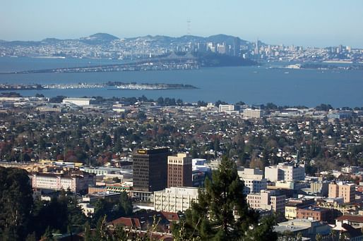 Aerial view of downtown Berkeley. Image courtesy of Wikimedia user Introvert.