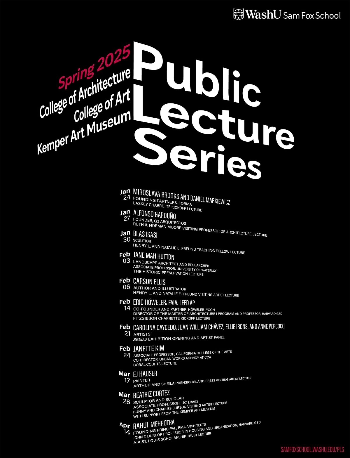 Get Lectured: Washington University in St. Louis, Spring '25