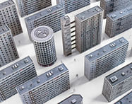 Brutal London cutout replicas commemorate iconic brutalist structures