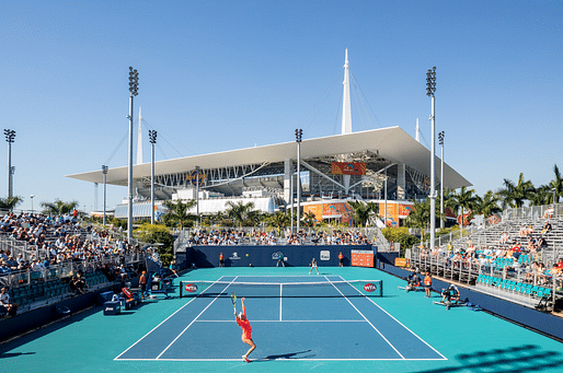 Miami Open Tennis Complex. Rossetti Architects. Photo by Rafael Gamo