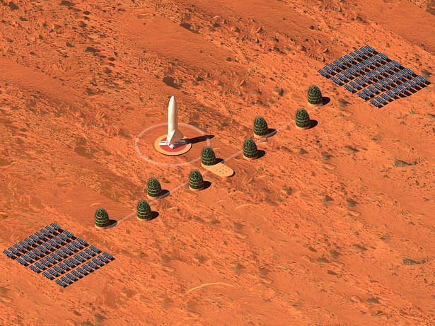 Mars Colony Layout