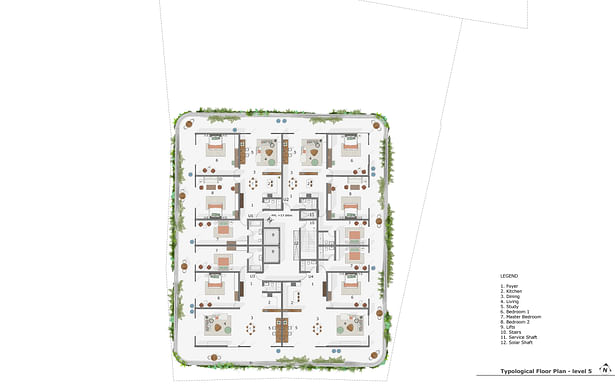 Typology floor plan