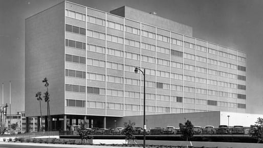 Parker Center Tower, 1954. Photographer unknown.