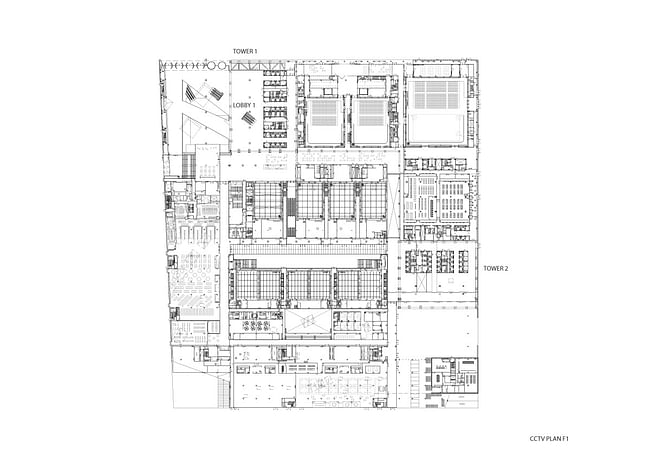 CCTV/OMA - Ground Floor Plan, Image courtesy of OMA