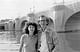Christo and Jeanne-Claude at The Pont Neuf Wrapped. Photo: Wolfgang Volz Copyright: 1985 Christo and Jeanne-Claude Foundation