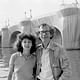 Christo and Jeanne-Claude at The Pont Neuf Wrapped. Photo: Wolfgang Volz Copyright: 1985 Christo and Jeanne-Claude Foundation