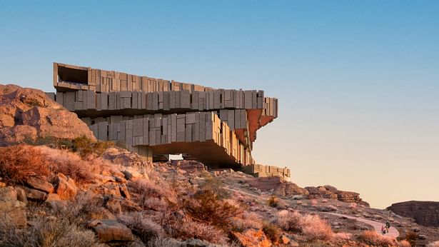 Ambitious architecture that blends with dramatic natural landscape