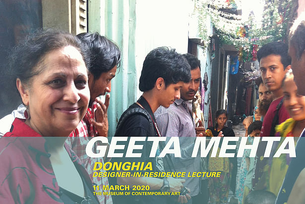 Geeta Mehta working with a neighborhood community in Koliwada Dharavi that came together to improve their sanitation, photo by Matias Echanove