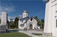 Church and belfry