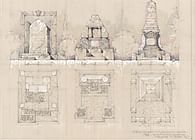​the project of tombstones (variants) for the Transfiguration cemetery