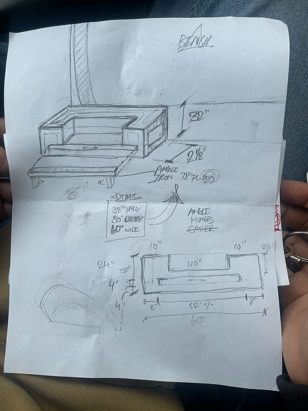 sketch idea for work bench (built)