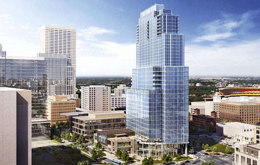 Rendering of the planned Gateway project in Minneapolis. Image: United Properties