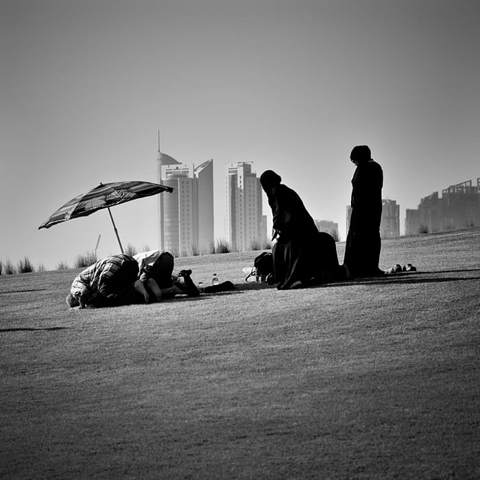 ‘Ṣalāt’, Museum of Islamic Art park, Doha. © Pygmalion Karatzas